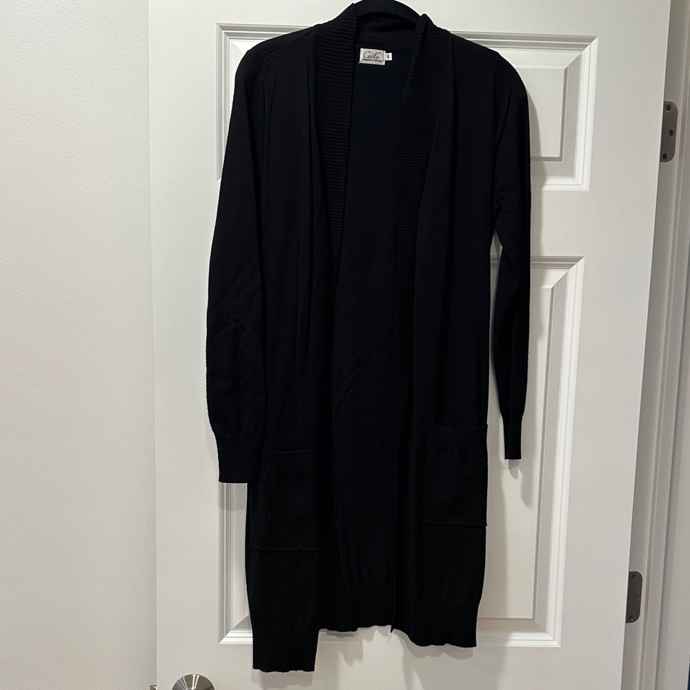 Cielo Women's Elegant Black Cardigan